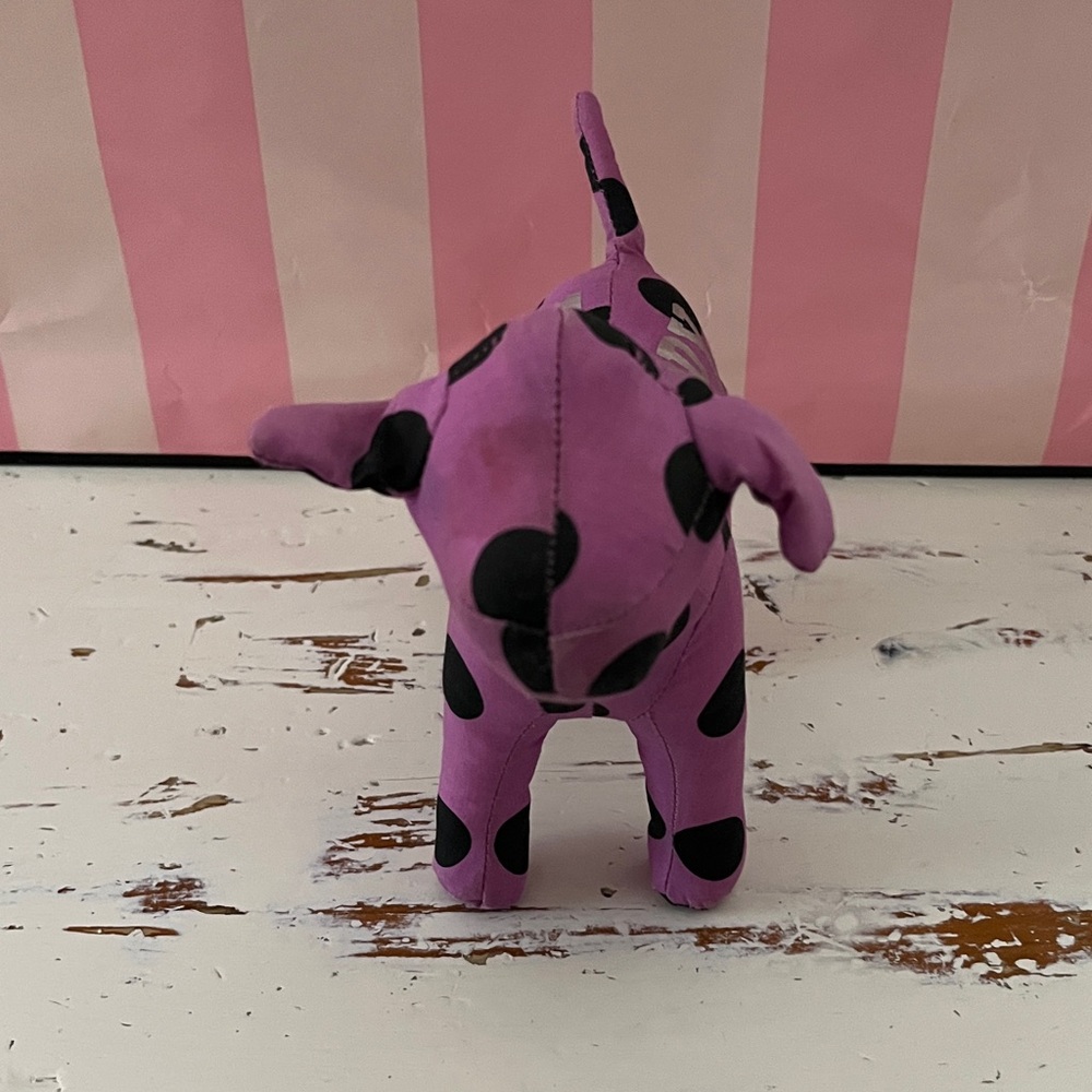 Victoria's Secret Pink and Black Plush Dog